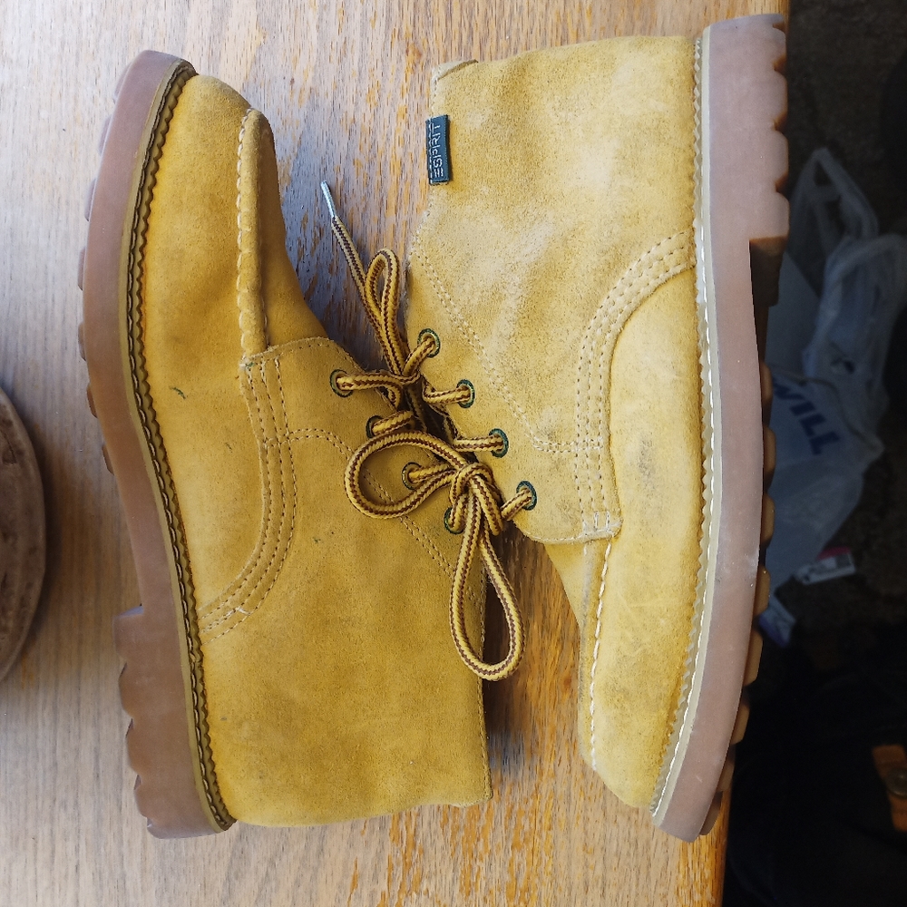 Espirt suede beige / brown boots inch by inch 4052 women's shoe